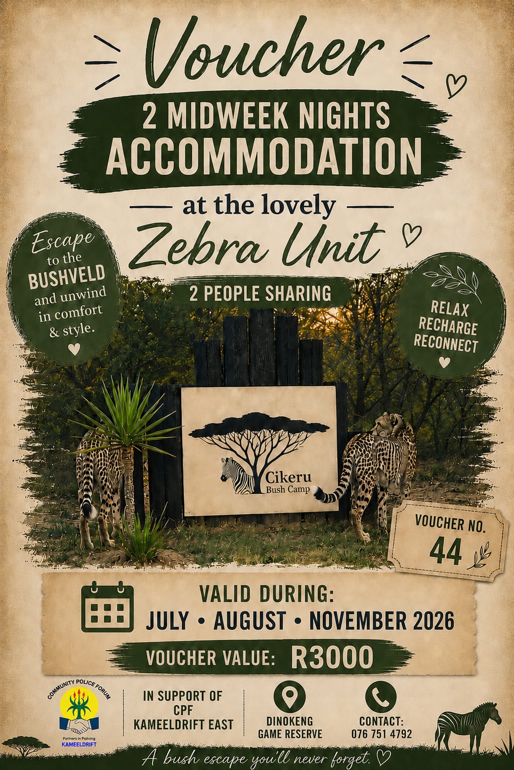 WIN A BUSH ESCAPE WORTH R3,000!